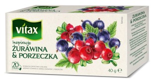Vitax Żurawina Porzeczka Herbata 20tb