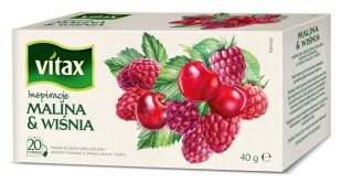 Vitax Malina Wiśnia Herbata 20tb