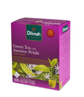 Dilmah Green Tea Jasmin 100 torebek 100 x1,5g