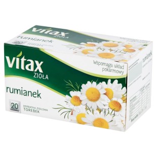 Vitax Rumianek Herbata ziołowa 20tb (2,5g)