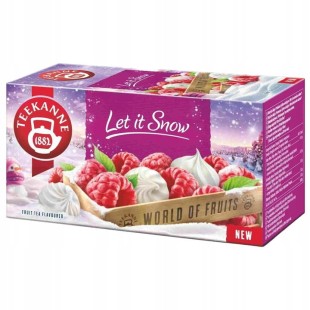 Teekanne Let it snow herbata owocowa o smaku maliny i bezy 20tb