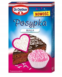 Dr.Oetker Posypka cukrowa biała 80 g