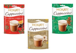 Zestaw MOKATE Cappucinno piernik czekolada z pom. świąteczne ciasteczko