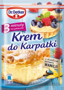 Dr.Oetker Krem do ciast Karpatki 3 minuty 115 g