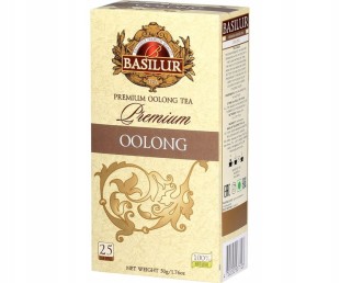 BASILUR herbata PREMIUM OOLONG zielona herbata PÓŁFERMENTOWANA - 25 szt. TOREBKI