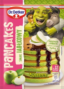 Dr.Oetker Pancakes Shrek 165 g Jabłkowe