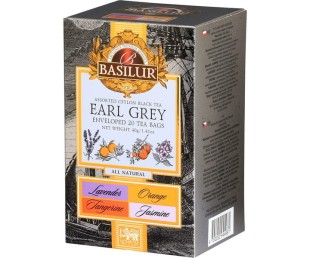 Basilur Zestaw herbat Assorted Earl Grey koperta 20 tb cytrusowe kwiatowe