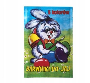 BARWNIKI DO JAJEK PISANEK WIELKANOCNYCH PISANKI 5 KOLORÓW
