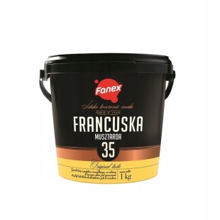Fanex Musztarda francuska 1 Kg wiaderko 