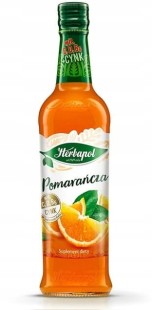  HERBAPOL Syrop dodatek do napoju Pomarańcza 420 ml