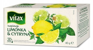 Vitax Limonka Cytryna  Herbata 20tb insp.