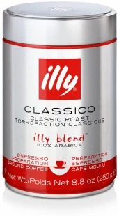 ILLY Espresso Classico kawa mielona niska zawartość kofeiny kremowa 250 g