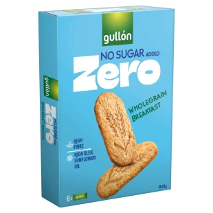GULLÓN ciastka zbożowe pełnoziarniste 216 g bez dodatku cukru
