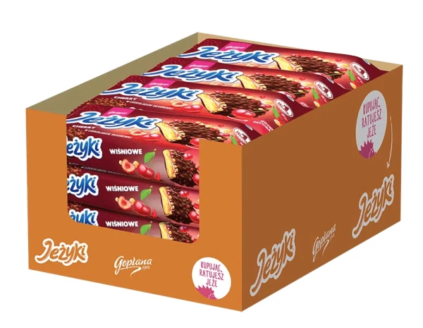 Jeżyki Dark Cherry - 20 sztuk w kartonie (20X140G) 2,8KG