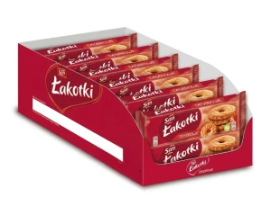 San Łakotki Deserowe ciastka kruche herbatniki 12 x 168 g karton