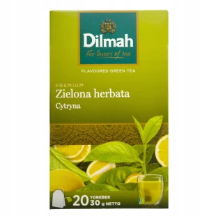 Dilmah Herbata zielona Premium Cytryna 20 torebek