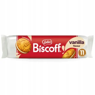 Lotus Ciastka Biscoff Vanilla karmelizowane z kremem waniliowym 110 g