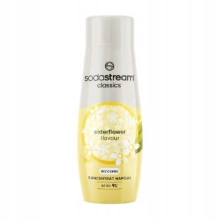 SodaStream Syrop koncentrat do wody Elderflower Zero czarny bez 440 ml